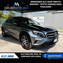 Mercedes GLA 200d 4Matic Enduro *TETTO*CRONOLOGIA 