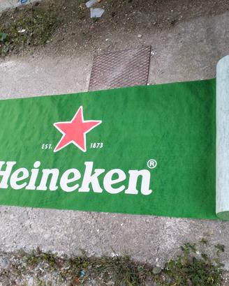 Striscione Heineken da 50 Metri x Cm.80 altezza