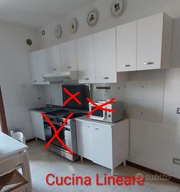 Cucina Lineare Bianca