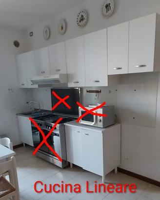 Cucina Lineare Bianca