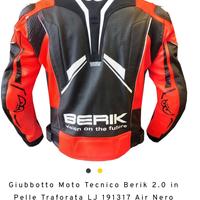 Giacca moto pelle Berik tg 58