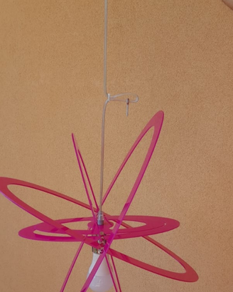 Lampadario col. fuxia per camera bambine o ragazze