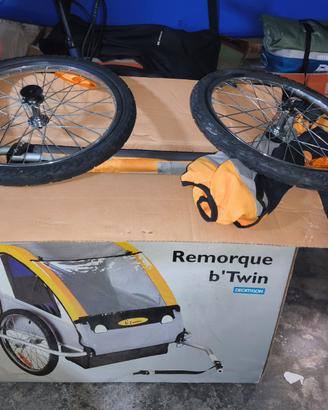 Rimorchio bici bambini/cani