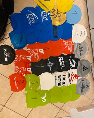 Cuffie nuoto triathlon in silicone