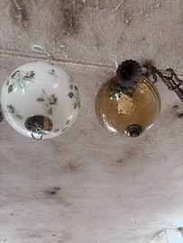 3 lampadari a sospensione in ceramica