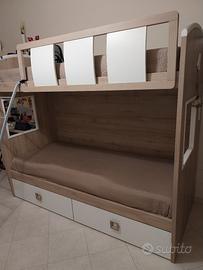 letto a castello x cameretta nuovo 