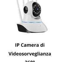 2 telecamere di sorveglianza wifi con microfono