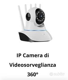 2 telecamere di sorveglianza wifi con microfono