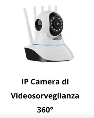 2 telecamere di sorveglianza wifi con microfono