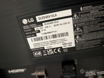 LG OLED48A16LA 48"  OLED 4K - Schermo rotto