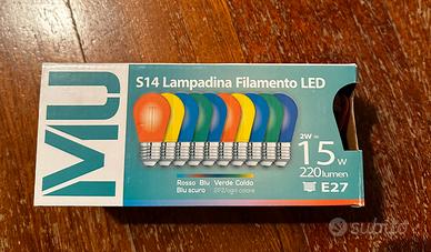 Lampadine a led colorate