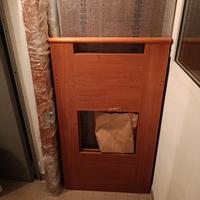 Struttura letto a castello colore rovere