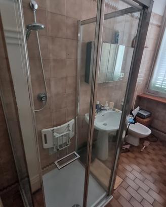 CABINA DOCCIA PROFILI INOX PORTA A LIBRO