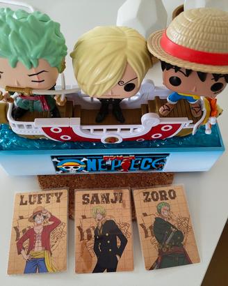 SET COMPLETO One Piece Kinder 2026 + base 3D