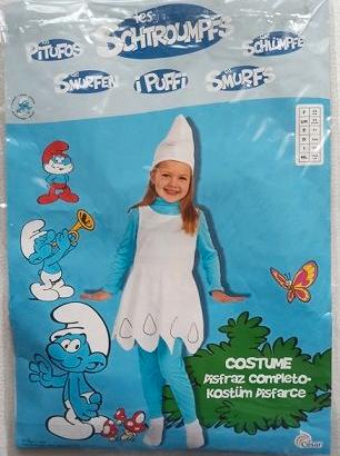 Costume di Carnevale Puffetta 3/5 anni
