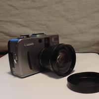Canon powershot G1 con macro lens adapter LA-DC58