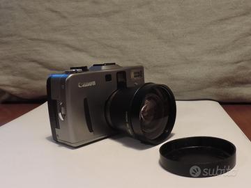 Canon powershot G1 con macro lens adapter LA-DC58