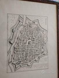 Quadro con stampa di Ferrara antica 