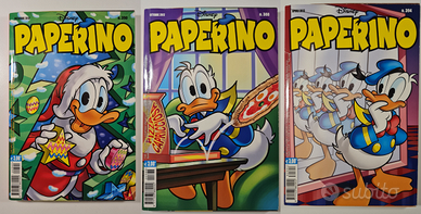 Lotto 3 fumetti Paperino Disney numeri 388 390 394