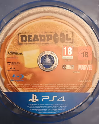 Deadpool PS4 Activision 2015 CUSA-03528 PEGI 18