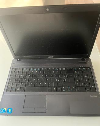 Notebook pc acer travelmate 5742 per parti/ricambi