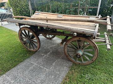Carro antico in legno d'epoca