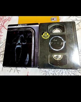 Lotto film horror 4k steelbook scream e the ring