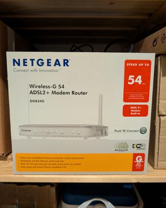 Modem Router ADSL 2+ Wireless Netgear DG834G v5