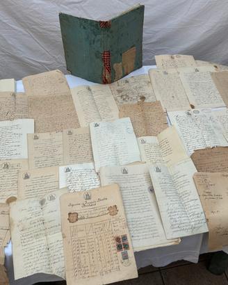 Lotto atti notarili 1884/1920 collezione