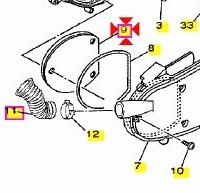 Filtro aria Yamaha Majesty 125 5DS154070100
