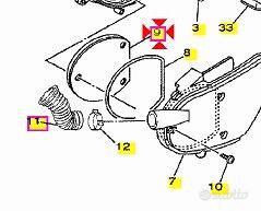 Filtro aria Yamaha Majesty 125 5DS154070100