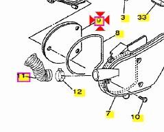 Filtro aria Yamaha Majesty 125 5DS154070100