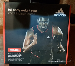 Adidas gilet ponderato nuovo