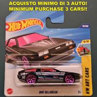 Hot Wheels DMC Delorean Art Cars