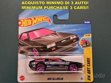 Hot Wheels DMC Delorean Art Cars