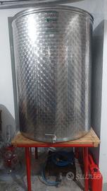 Botte in acciaio inox lt litri 800