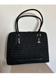 Borsa a spalla vintage originale anni 90 in pelle