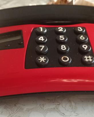 telefono fisso Charlie rosso