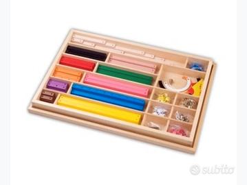 Astine della geometria in legno Montessori