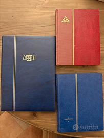 Collezione francobolli vintage 3 album Italia mond