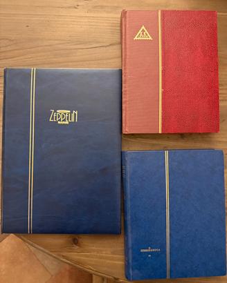 Collezione francobolli vintage 3 album Italia mond