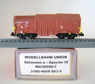 Scala N 1:160 - Vagone merci telescopico per coils