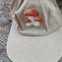 Cappello con stampa funghi porcini 🌟