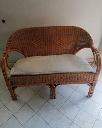 divanetto vimini