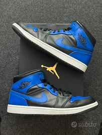 Nike Jordan 1 Mid 45.5 Blu Nero box originale