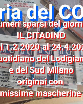 STORIA DEL COVID MOMENTO X MOMENTO DA IL CITTADINO