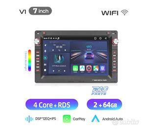 RADIO GPS ANDROID 14 PER SEAT SKODA VOLKSWAGEN VW 