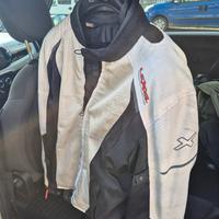 giacca moto traforata lexel
