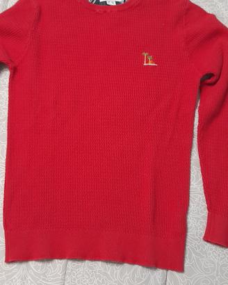 maglione uomo rosso