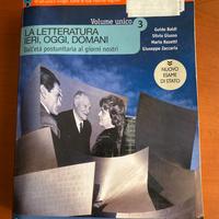La letteratura ieri, oggi, domani 3 Ed esame stato